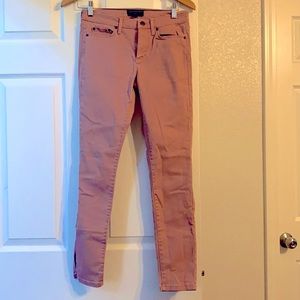 Banana Republic dusty rose skinny jeans
